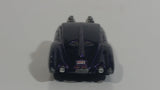 2001 Hot Wheels Evil Twin Dark Metalflake Purple Die Cast Toy Car Vehicle