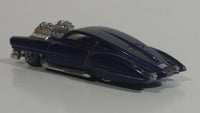 2001 Hot Wheels Evil Twin Dark Metalflake Purple Die Cast Toy Car Vehicle