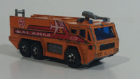 2002 Matchbox Airport Fire Tanker Truck Red Die Cast Toy Car Emergency Vehicle