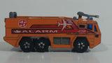 2002 Matchbox Airport Fire Tanker Truck Red Die Cast Toy Car Emergency Vehicle