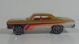 2010 Hot Wheels Nightburnerz '70 Roadrunner Metalflake Gold Die Cast Toy Muscle Car Vehicle