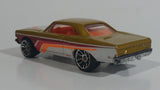 2010 Hot Wheels Nightburnerz '70 Roadrunner Metalflake Gold Die Cast Toy Muscle Car Vehicle