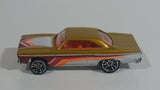 2010 Hot Wheels Nightburnerz '70 Roadrunner Metalflake Gold Die Cast Toy Muscle Car Vehicle