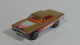 2010 Hot Wheels Nightburnerz '70 Roadrunner Metalflake Gold Die Cast Toy Muscle Car Vehicle