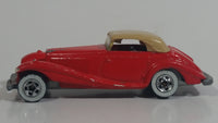 1983 Hot Wheels Mercedes 540K Red Die Cast Toy Classic Car Vehicle WW