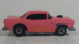 VHTF Rare 1990 Hot Wheels Color Racers '55 Chevy Pink Die Cast Toy Classic Car Vehicle