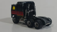 1993 Matchbox Super Rigs Kenworth Cabover Aerodyne Semi Tractor Truck Rig Harley Davidson Black Die Cast Toy Car Vehicle