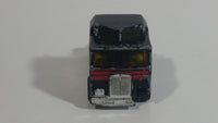 1993 Matchbox Super Rigs Kenworth Cabover Aerodyne Semi Tractor Truck Rig Harley Davidson Black Die Cast Toy Car Vehicle