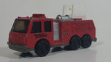 1992 Tonka Red Fire Ladder and Hook Truck Die Cast Toy Vehicle - McDonald's Happy Meal