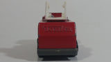 1992 Tonka Red Fire Ladder and Hook Truck Die Cast Toy Vehicle - McDonald's Happy Meal