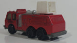 1992 Tonka Red Fire Ladder and Hook Truck Die Cast Toy Vehicle - McDonald's Happy Meal