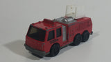 1992 Tonka Red Fire Ladder and Hook Truck Die Cast Toy Vehicle - McDonald's Happy Meal