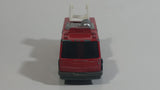 1992 Tonka Red Fire Ladder and Hook Truck Die Cast Toy Vehicle - McDonald's Happy Meal