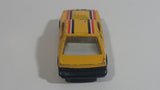 Unknown Brand 1980s Style Mustang GT Yellow Die Cast Toy Car Vehicle