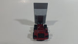 2002 Matchbox Demolition Force Dump Truck Dark Red with Grey Dumper Die Cast Toy Car Construction Equipment Vehicle