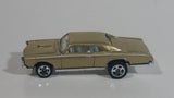 2007 Hot Wheels '67 Pontiac GTO Metalflake Light Gold Die Cast Toy Muscle Car Vehicle