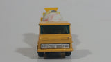 Vintage Yatming Cement Mixer Truck Yellow with White Mixing Barrel Die Cast Toy Car Vehicle