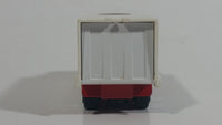 Majorette No. 265 Saviem Pizza Del Arte Restaurant Food Delivery Container Truck Red and White Die Cast Toy Car Vehicle with Opening Rear Door