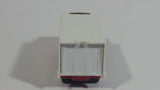 Majorette No. 265 Saviem Pizza Del Arte Restaurant Food Delivery Container Truck Red and White Die Cast Toy Car Vehicle with Opening Rear Door