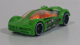 2016 Hot Wheels Stunt Circuit Iridium Green Die Cast Toy Car Vehicle