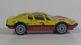 Vintage 1986 Matchbox No. 70 Ferrari 308 GTB Yellow and Red Die Cast Toy Race Car Vehicle