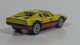 Vintage 1986 Matchbox No. 70 Ferrari 308 GTB Yellow and Red Die Cast Toy Race Car Vehicle