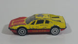 Vintage 1986 Matchbox No. 70 Ferrari 308 GTB Yellow and Red Die Cast Toy Race Car Vehicle