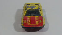 Vintage 1986 Matchbox No. 70 Ferrari 308 GTB Yellow and Red Die Cast Toy Race Car Vehicle