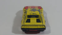 Vintage 1986 Matchbox No. 70 Ferrari 308 GTB Yellow and Red Die Cast Toy Race Car Vehicle