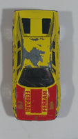 Vintage 1986 Matchbox No. 70 Ferrari 308 GTB Yellow and Red Die Cast Toy Race Car Vehicle