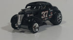 2008 Hot Wheels Pass'n Gasser Flat Black Die Cast Toy Race Car Vehicle