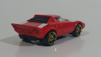 2002 Hot Wheels First Editions Lancia Stratos Red Die Cast Toy Car Vehicle