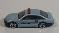 2000 Hot Wheels Police Cruiser Blue Grey Die Cast Toy Emergency Response Cop Vehicle