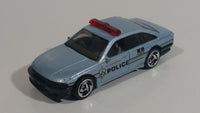 2000 Hot Wheels Police Cruiser Blue Grey Die Cast Toy Emergency Response Cop Vehicle