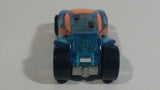 2009 Hot Wheels Tire Tread Raceway Vandetta Blue #9 Die Cast Toy Car Vehicle