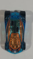 2009 Hot Wheels Tire Tread Raceway Vandetta Blue #9 Die Cast Toy Car Vehicle