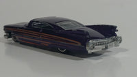 2010 Hot Wheels Hot Auction '59 Custom Cadillac Metalflake Purple Die Cast Toy Classic Car Vehicle