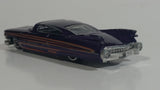 2010 Hot Wheels Hot Auction '59 Custom Cadillac Metalflake Purple Die Cast Toy Classic Car Vehicle