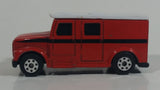 Maisto Fresh Metal City Service Armored Van Truck Dark Burnt Orange with White Roof Die Cast Toy Car Vehicle