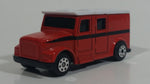 Maisto Fresh Metal City Service Armored Van Truck Dark Burnt Orange with White Roof Die Cast Toy Car Vehicle