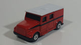 Maisto Fresh Metal City Service Armored Van Truck Dark Burnt Orange with White Roof Die Cast Toy Car Vehicle