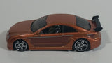 2008 Hot Wheels Web Trading Cars AMG Mercedes CLK DTM Metalflake Light Brown Die Cast Toy Car Vehicle