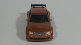 2008 Hot Wheels Web Trading Cars AMG Mercedes CLK DTM Metalflake Light Brown Die Cast Toy Car Vehicle