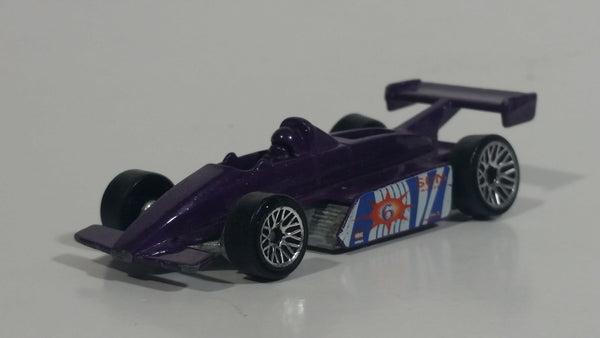 2000 Hot Wheels Virtual Collection Thunderstreak Metallic Purple #6 SUN Die Cast Toy Grand Prix Formula 1 Race Car Vehicle