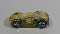 2006 Hot Wheels X-Raycers Ferrari 360 Modena Clear Yellow Die Cast Toy Car Vehicle