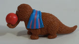 1980s Muppets Applause Sesame Street Characters Snuffleupagus with Red Ball PVC Toy Figure