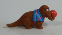 1980s Muppets Applause Sesame Street Characters Snuffleupagus with Red Ball PVC Toy Figure