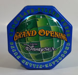 2001 Disney Sea Tokyo Grand Opening Chocolate Filled Puffs Cartoon Character Themed Octagon Shaped Tin Metal Container