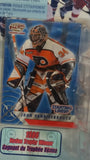 2000 - 2001 Hasbro Starting Lineup NHL Ice Hockey Player Goalie John Vanbiesbrouck NY Islanders and Philadelphia Flyers 1986 Vezina Trophy Winner  Action Figure and Pacific Trading Card New in Package