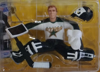 1998 Edition Kenner Hasbro Starting Lineup NHL Ice Hockey Player Goalie Ed Belfour Dallas Stars Action Figure and Upper Deck Trading Card New in Package